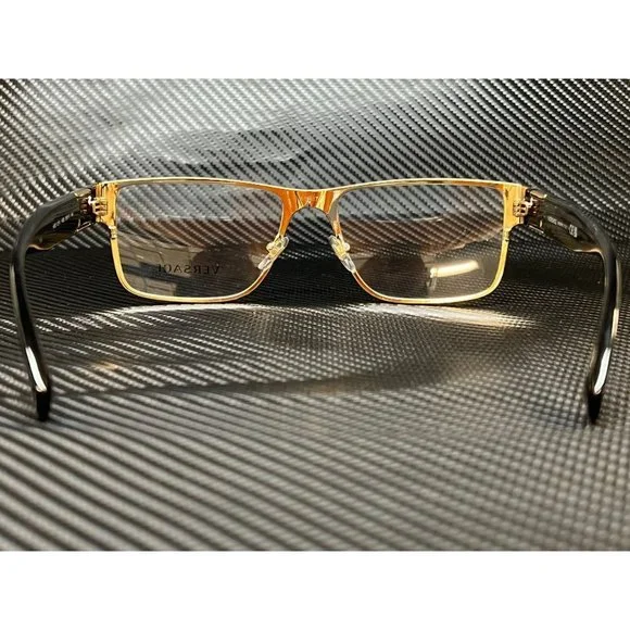Versace Matte Black Men's 55mm Eyeglasses